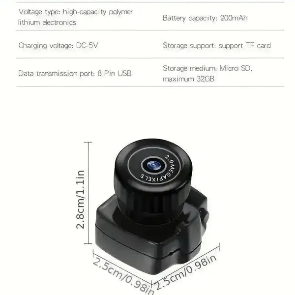 Mini Digital Camera Keychain - Bear Hugs