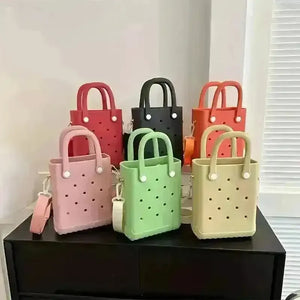 Mini EVA Rubber BOGG Tote Bag - Bear Hugs