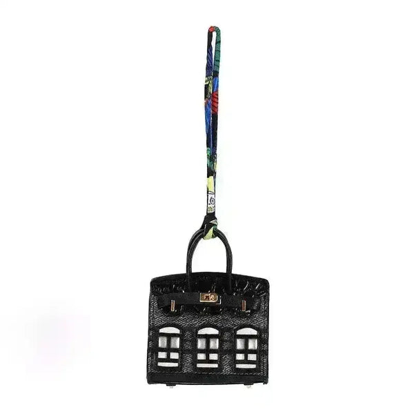 Mini Leather Bag Keychains - Bear Hugs