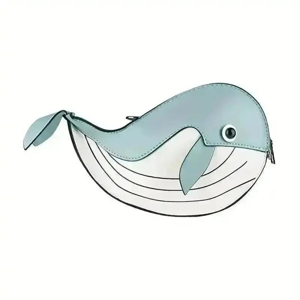 Minimalist Whale Design Shoulder Bag - Bear Hugs