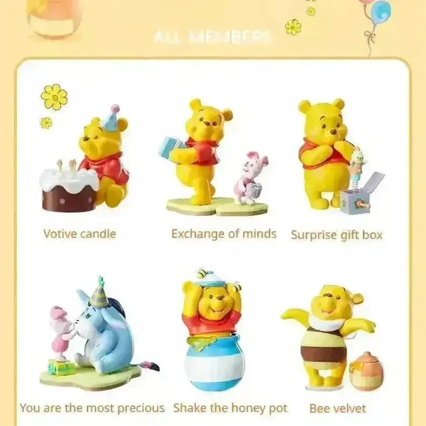 MINISO Pooh Bea Old Friends Party Theme Blind Box - Bear Hugs