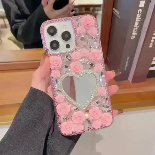 Mirror Gemstone Phone Case (For iPhones) - Bear Hugs