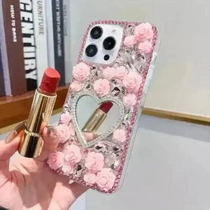 Mirror Gemstone Phone Case (For iPhones) - Bear Hugs