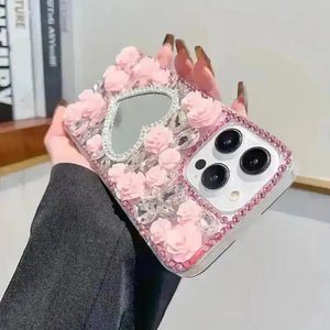 Mirror Gemstone Phone Case (For iPhones) - Bear Hugs
