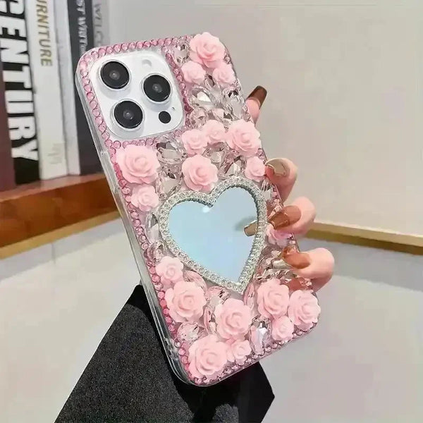 Mirror Gemstone Phone Case (For iPhones) - Bear Hugs