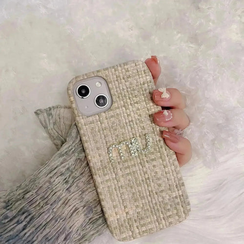 miux2 Woven Designer Phone Case (For iPhones) - Bear Hugs