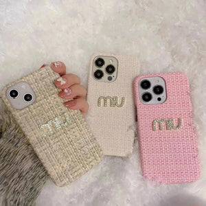 miux2 Woven Designer Phone Case (For iPhones) - Bear Hugs