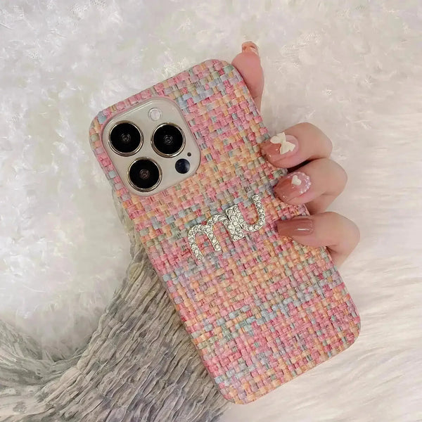 miux2 Woven Designer Phone Case (For iPhones) - Bear Hugs