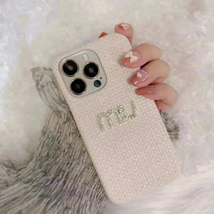 miux2 Woven Designer Phone Case (For iPhones) - Bear Hugs