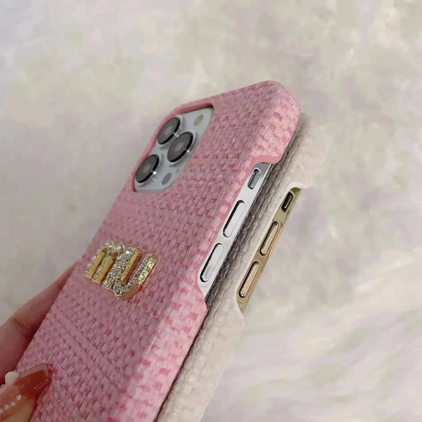 miux2 Woven Designer Phone Case (For iPhones) - Bear Hugs