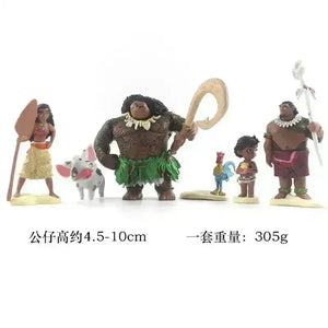 Moana Movie Mini Figurines (Set of 6) - Bear Hugs