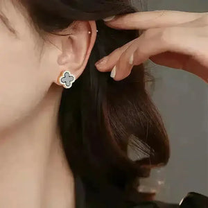 Monogram Designer Clover Earrings - Bear Hugs