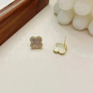 Monogram Designer Clover Earrings - Bear Hugs