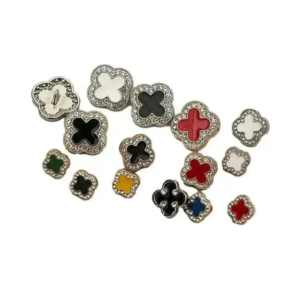 Monogram Designer Clover Earrings - Bear Hugs