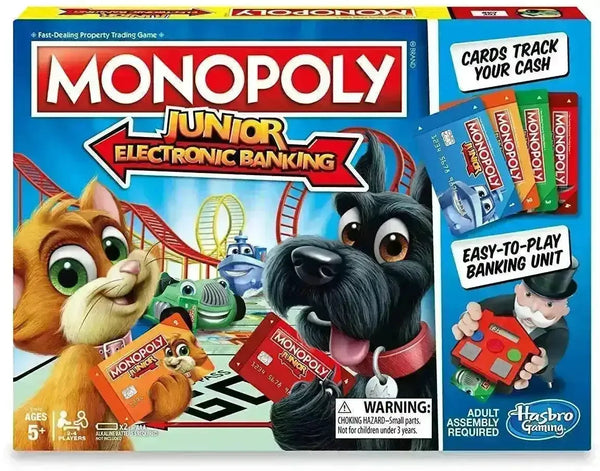 Monopoly Junior Electronic Banking Board Game - Bear Hugs