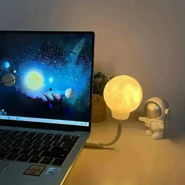 Moon Orb Sound Activated USB Night Light - Bear Hugs