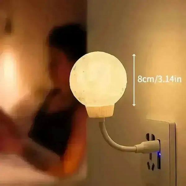 Moon Orb Sound Activated USB Night Light - Bear Hugs