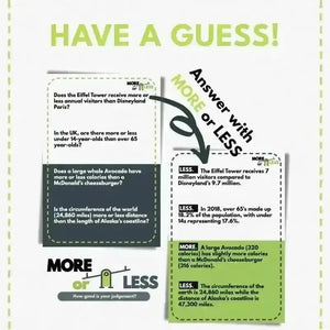 More or Less Card Game - Bear Hugs