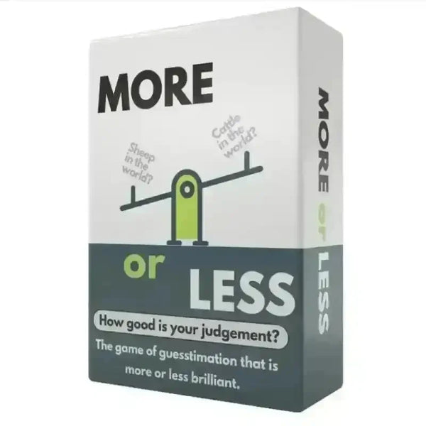 More or Less Card Game - Bear Hugs