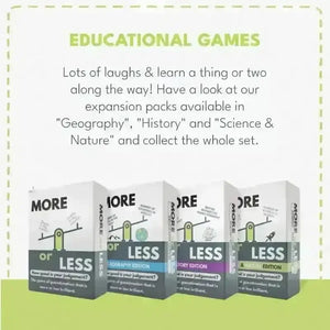 More or Less Card Game - Bear Hugs