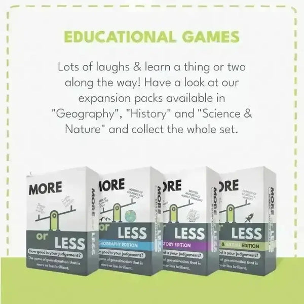 More or Less Card Game - Bear Hugs