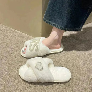 Mrs. Heart Fashionable Warm Sandals - Bear Hugs