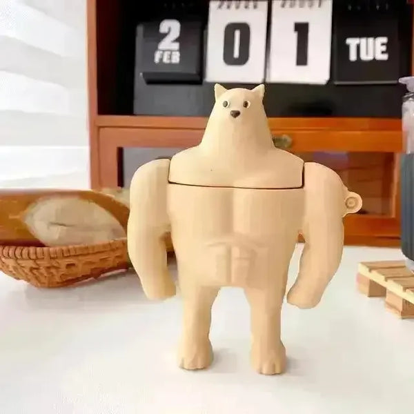 Muscular Meme Dog Case (For Airpods) - Bear Hugs