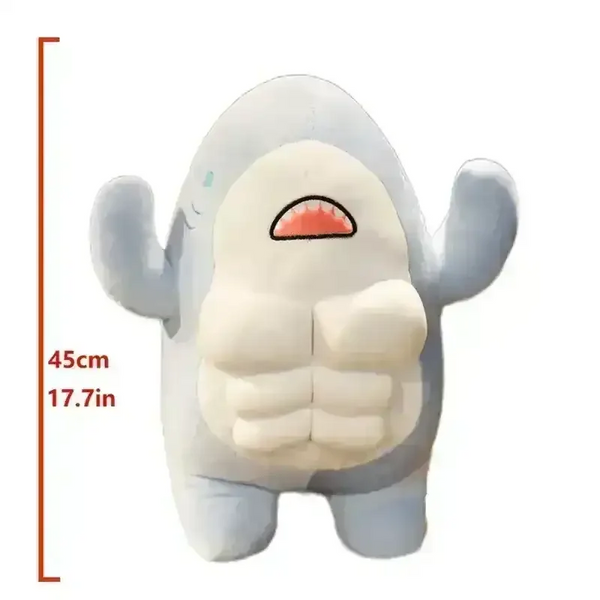 Muscular Shark Plushie - Bear Hugs