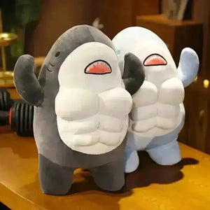 Muscular Shark Plushie - Bear Hugs