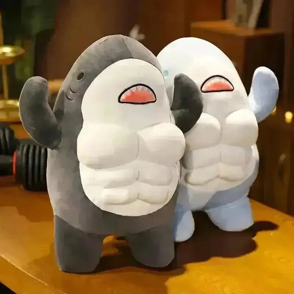 Muscular Shark Plushie - Bear Hugs