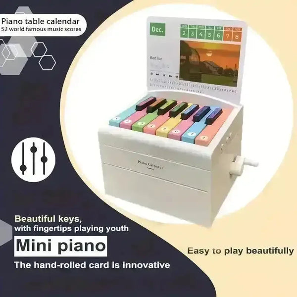 Musical Piano Calendar - Bear Hugs