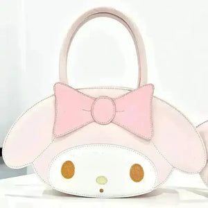 My Melody and Hello Kitty PU Crossbody Handbag - Bear Hugs