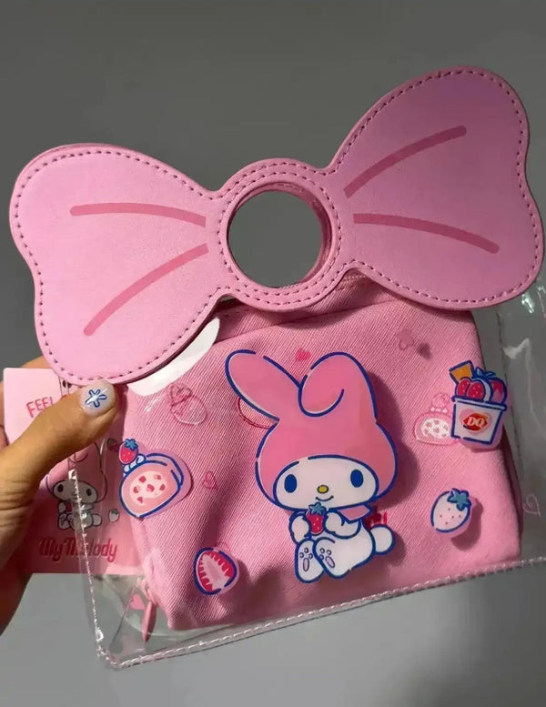 My Melody Transparent Jelly Crossbody Bag - Bear Hugs