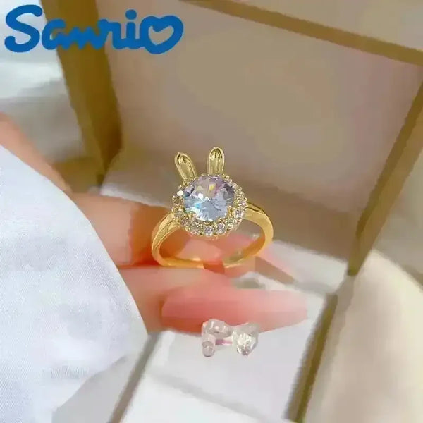 My Melody Zirconia Ring - Bear Hugs