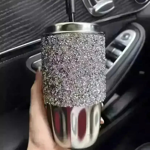 MY'TURN Luxe Diamond Studded Mug (500 ml) - Bear Hugs