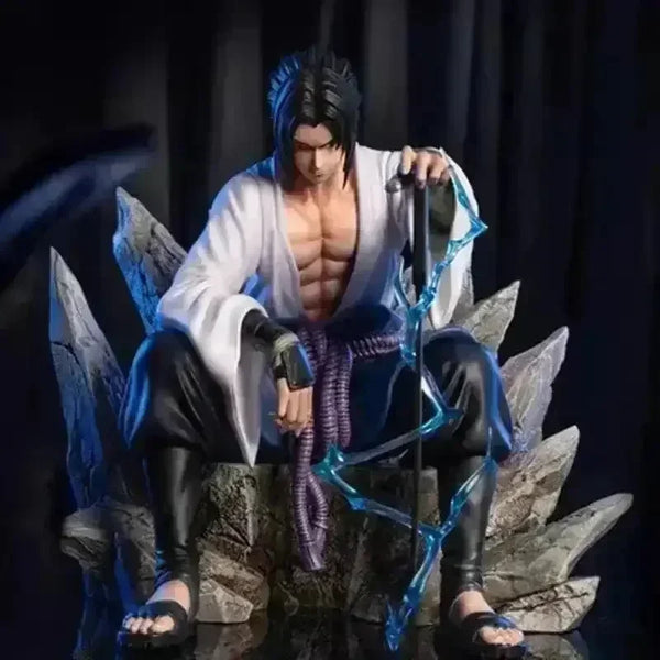 Naruto Uchiha Sasuke Sitting Action Figures (18 cm) - Bear Hugs