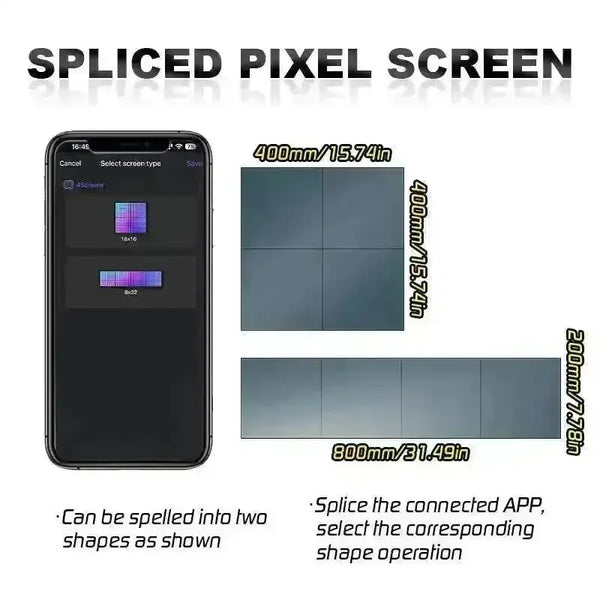 NFT Pixel Art LED Display - Bear Hugs
