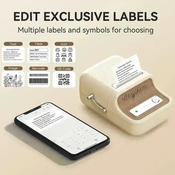 Niimbot B21 Portable Inkless Thermal Printer - Bear Hugs