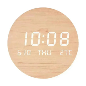 Nordic Style Wooden Hanging Clock - Bear Hugs