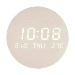 Nordic Style Wooden Hanging Clock - Bear Hugs