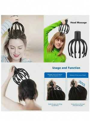 Octo-Soothe Intelligent Electric Head Massager - Bear Hugs