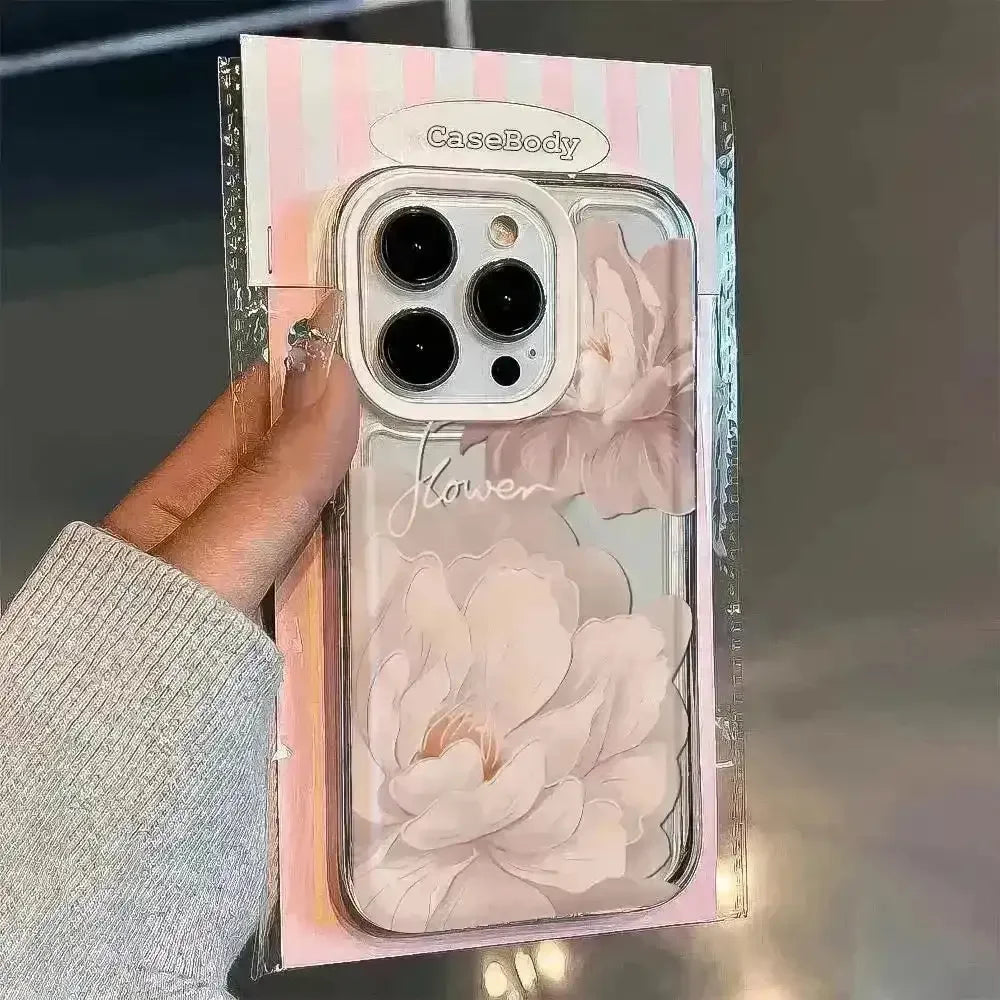 Oil Painting Flower Phone Case (For iPhones) - Bear Hugs
