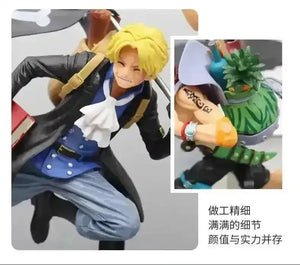 One Piece Anime Three Brothers Figurine (30 cm) - Bear Hugs