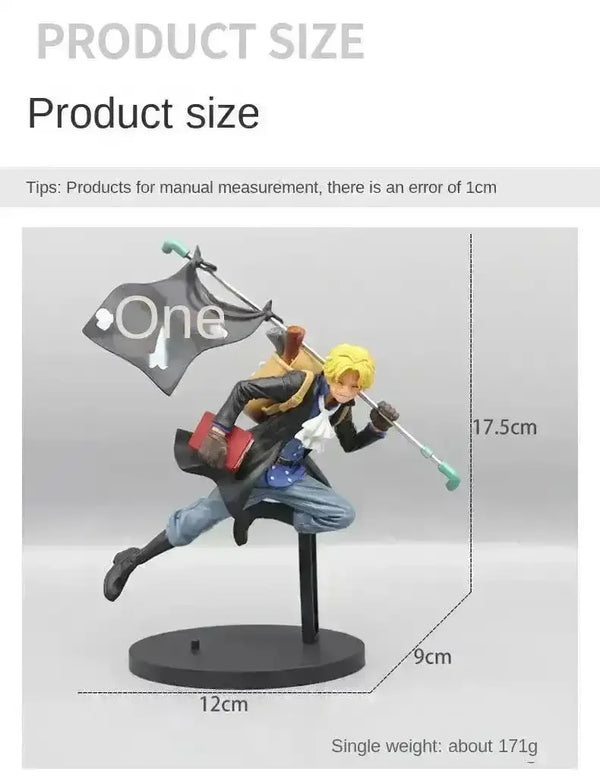 One Piece Anime Three Brothers Figurine (30 cm) - Bear Hugs