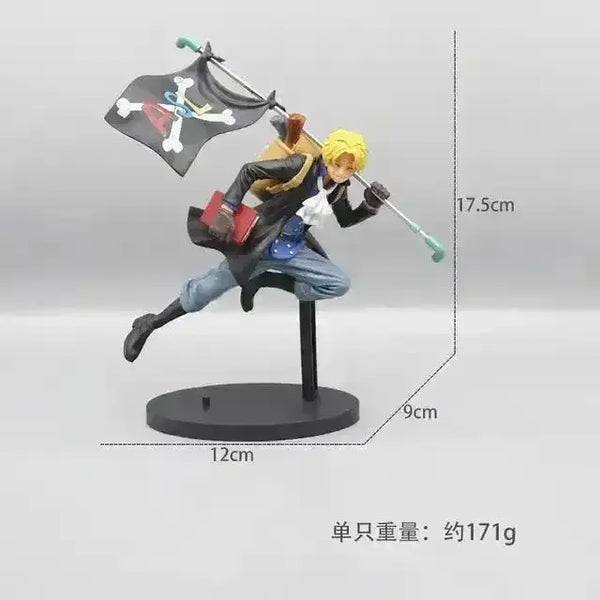 One Piece Anime Three Brothers Figurine (30 cm) - Bear Hugs