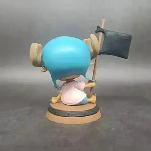 One Piece Chopper With Flag Action Figure (9 cm) - Bear Hugs