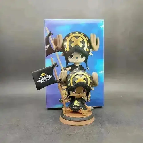 One Piece Chopper With Flag Action Figure (9 cm) - Bear Hugs