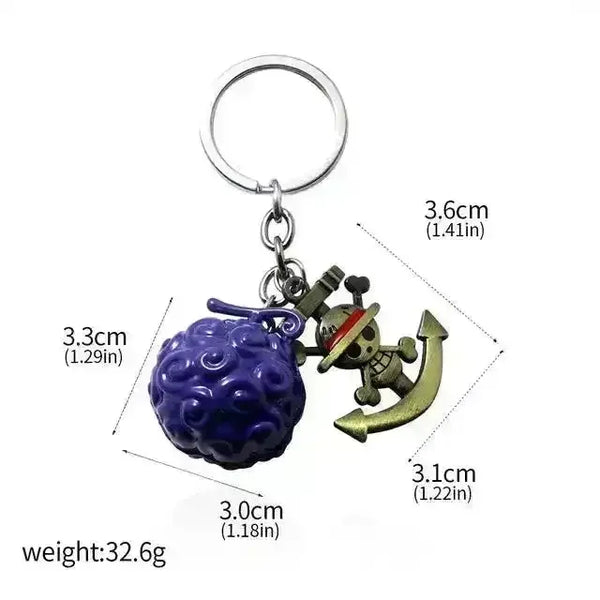 One Piece Devil Fruit Keychain - Bear Hugs