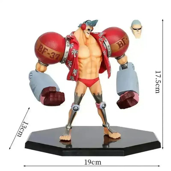 One Piece Franky 2 Heads Action Figurine (18cm) - Bear Hugs