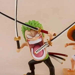 One Piece Hunger Triple Action Figure Set (15 cm) - Bear Hugs